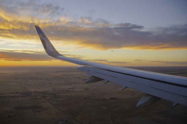 Airbus A321 (N709FR) - Morning arrival into KDEN from KIND