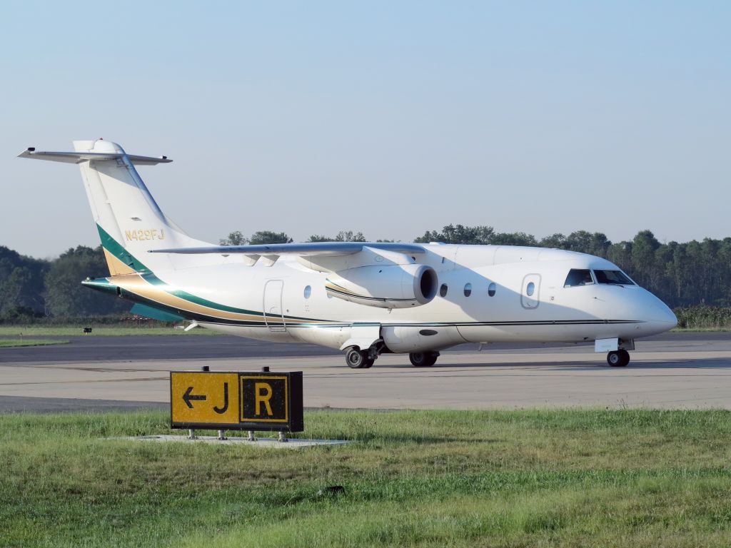 Fairchild Dornier 328JET (N429FJ) - A very modern aircraft.