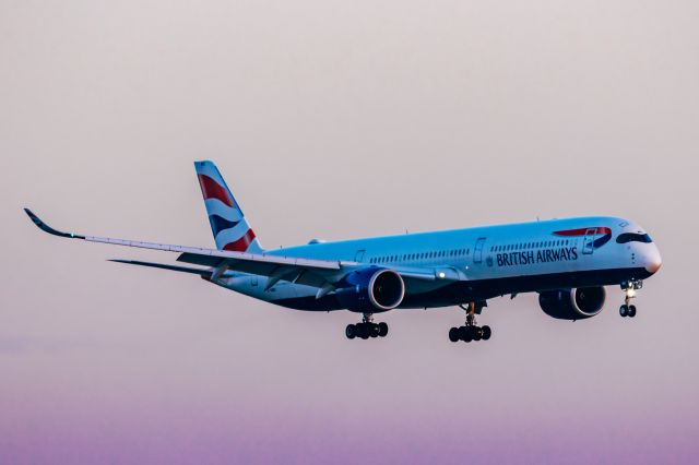 Airbus A350-1000 (G-XWBC) - A British Airways A350-1000 landing at PHX on 2/12/23 during the Super Bowl rush. Taken with a Canon R7 and Canon EF 100-400 II L lens.