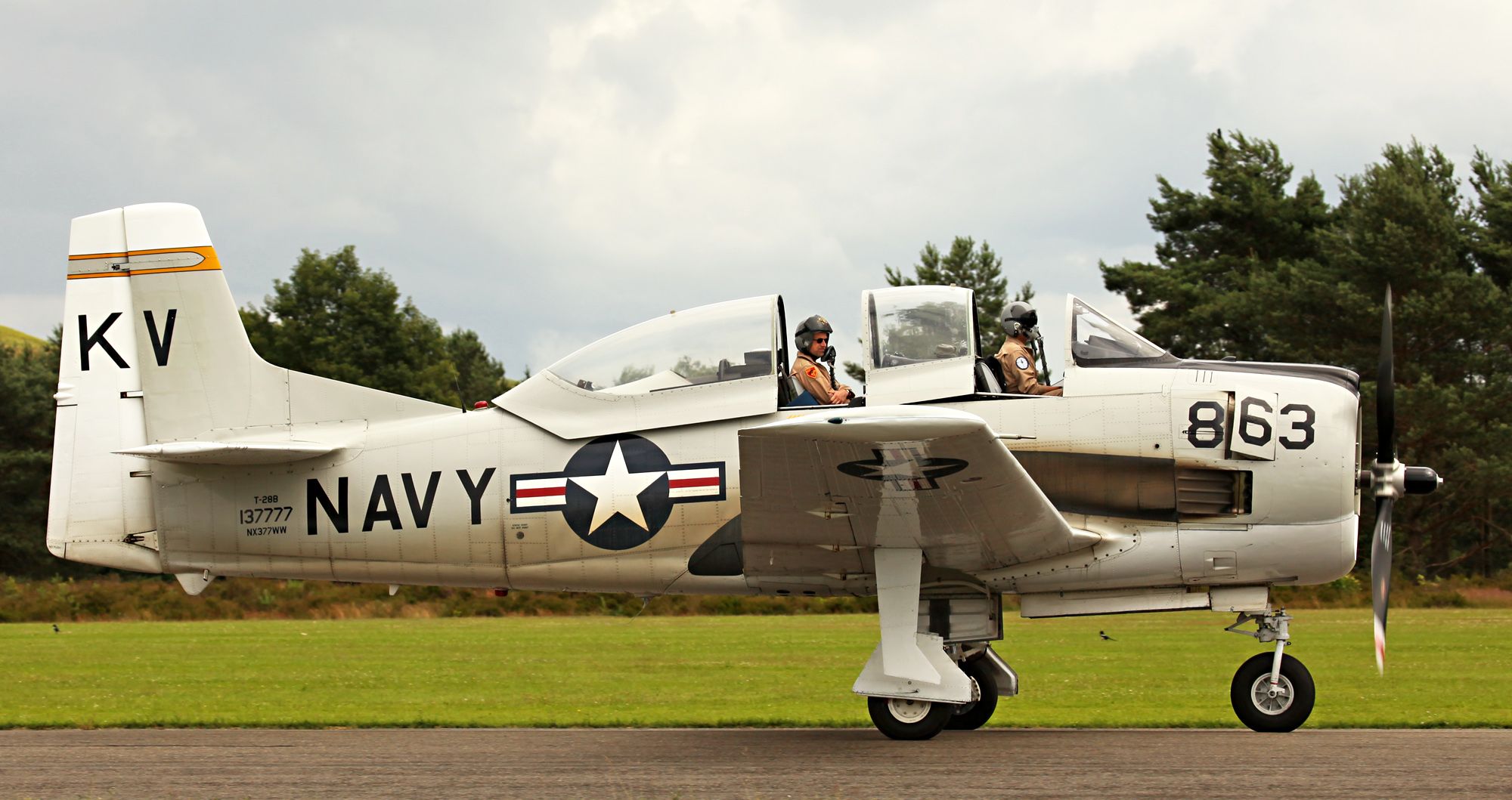 North American Trojan (N377WW) - FLY IN BLACKHILL 2016