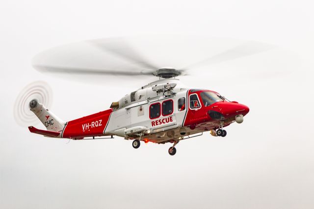 BELL-AGUSTA AB-139 (VH-RQZ) - RQZ departing Serpentine after being on display for the SABC 2022 Fly-in.