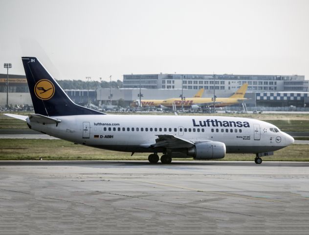 Boeing 737-500 (D-ABIH) - At Frankfurt, Germany. 8 SEP 2014.