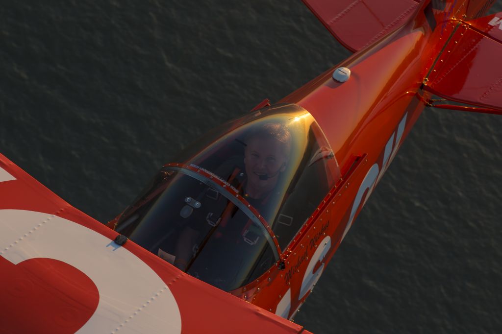 PITTS Special (S-1) (N5111B) - Mike Wiskus over San Francisco Bay during the weekend of the Fleet Week Airshow