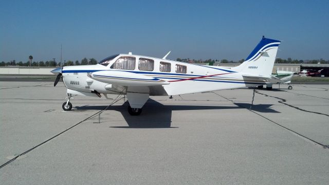 Beechcraft Bonanza (33) (N888M) - BEECH VISITING FULLERTON MUNICIPAL AIRPORT