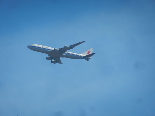 BOEING 747-8 (B-2482) - A VERY Rare Visitor, An Air China Boeing B747-800 Approaches Dulles International Runway 1C By My House, A Boeing B747-800 Landing On 1C In The Normal Pattern Is Almost As Rare As An Antonov 124 Going Into Dulles!