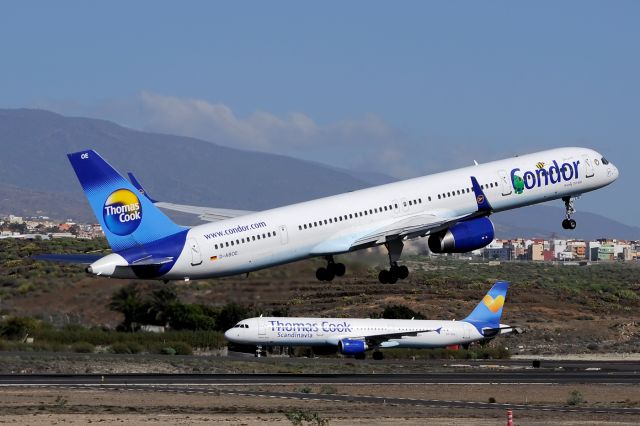 BOEING 757-300 (D-ABOE) - TENERIFE SURbr /DICIEMBRE 2013-br /TENERIFE SOUTH AIRPORTbr /2013-DECEMBER