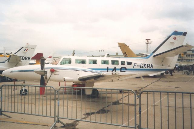 Cessna F406 Vigilant (F-GKRA) - On display at the 44th Salon International de l'Aéronautique et de l'Espace in Jun-91.br /br /Transferred to F-ZBCE 1-Sep-93.