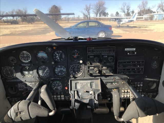 Piper Tomahawk (N2433N) - 16 March 2018 - Instrument panel of Piper Tomahawk N2433N.