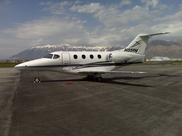 Beechcraft Premier 1 (N155RM) - Parked at Ogden Jet Center Ogden UT April 09