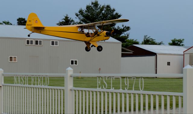 N35057 — - Flying a 1940 Piper J3L-65 into an airport from 1970 in 2023!  How's that for living history!!