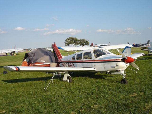 Piper Cherokee Arrow (N32483) - Taken at Oshkosh 2006 campsite in the North 40