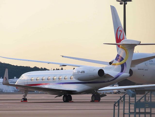Gulfstream Aerospace Gulfstream G650 (T7-ARN) - I took this picture on Dec 31, 2019.