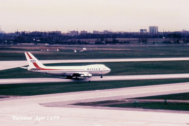 Boeing 747-200 — - Wardair,YYZ 1977