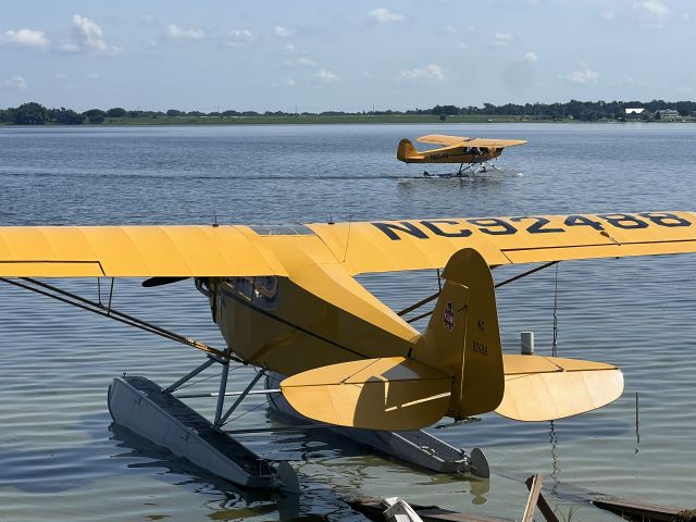 Piper NE Cub (N92488) - Londonini landing ! Come visit us!