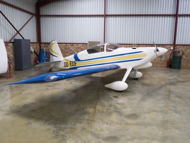 Vans RV-7 (ZU-EUF) - At Tedderfield Airpark, 13 NOV 2016.