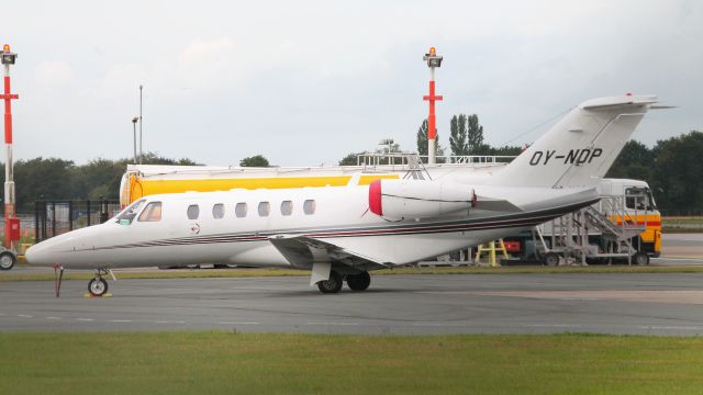 Cessna Citation CJ2+ (OY-NDP) - OY-NDP parked at Eelde airport