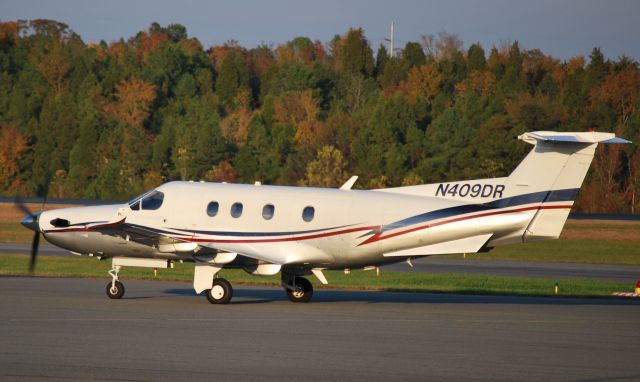 Pilatus PC-12 (N409DR) - COLLETT TRANSPORTATION LLC at KJQF - 10/29/09