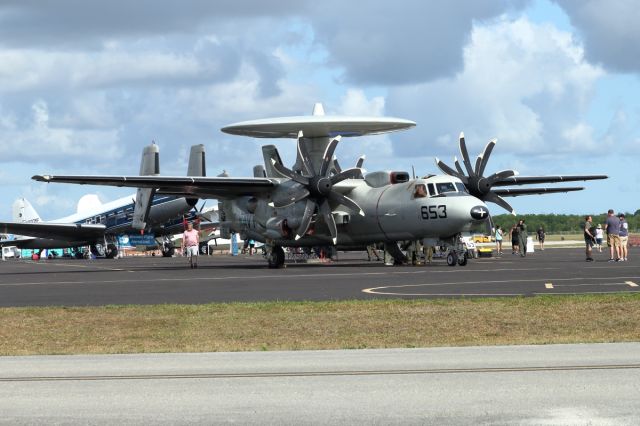 16-5814 — - 01/05/2022:   A  Grumman E-2C+ Hawkeye, on the ground of the Airshow.