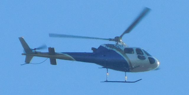 Eurocopter AS-350 AStar (N355GL) - N355GL at 2K feet over Corvallis, Oregon 29th January 2019.