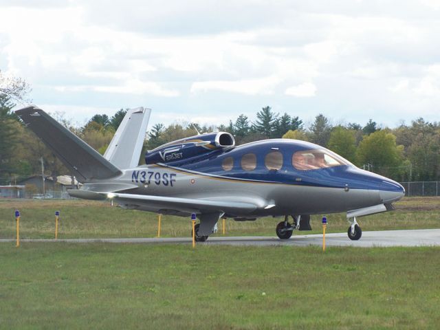 Cirrus Vision SF50 (N379SF) - Taken at Saratoga County Airport , NY - May 5, 2023 - departure taxi