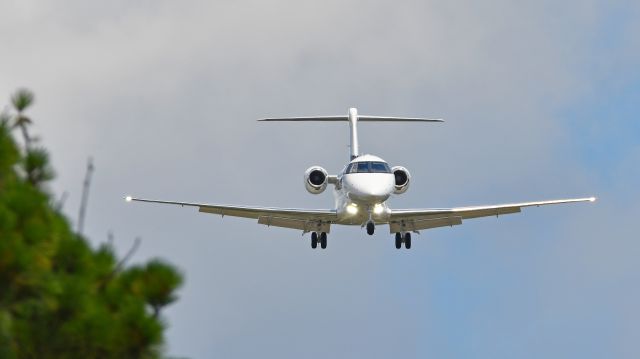 Pilatus PC-24 (N107PJ) - Pilatus PC-24 (N107PJ) arrives KRDU Rwy 23R on 7/10/2020 at 12:57 pm.