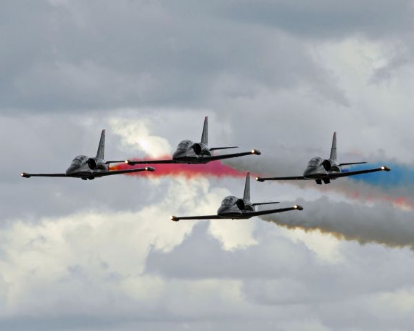 Aero L-39 Albatros — - Patriots Jet Demo Team at Oregon International Airshow 2008