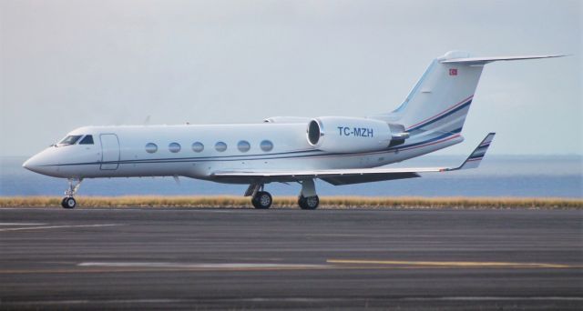 Gulfstream Aerospace Gulfstream IV (TC-MZH) - Santa Maria Island international Airport - LPAZ. November 30, 2021.