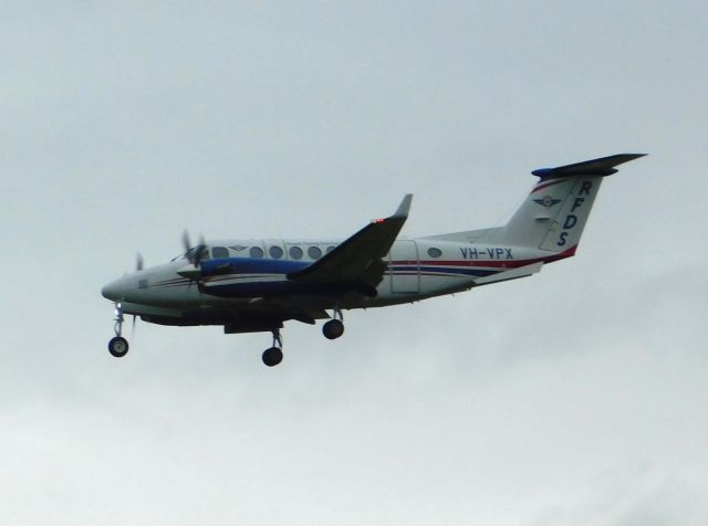 Beechcraft Super King Air 350 (VH-VPX) - Inbound Belfast on 24/09/2023.