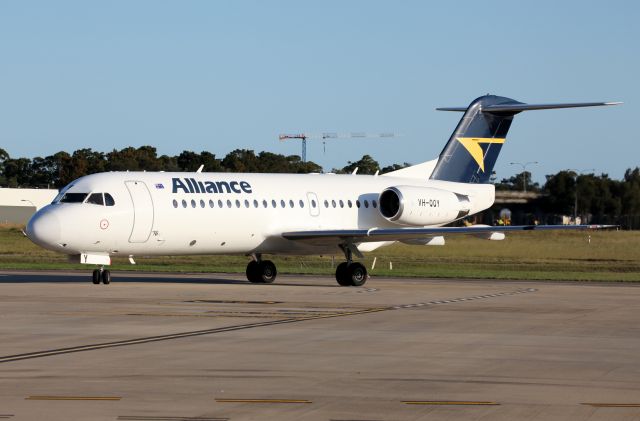 Fokker 70 (VH-QQY) - Inbound From Cairns