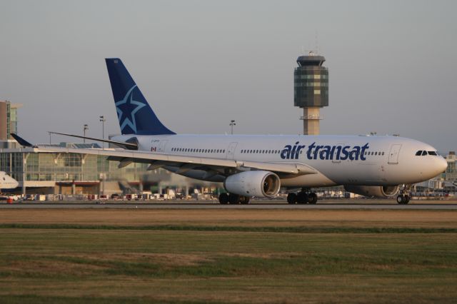 Airbus A330-200 (C-GPTS) - August 3, 2009 - slow down after landed at Vancouver 