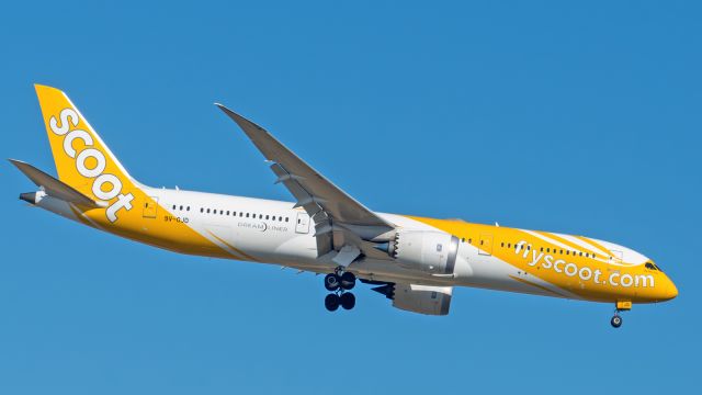 Boeing 787-9 Dreamliner (9V-OJD) - Boeing 787-9 Scoot 9V-OJD  12/01/19