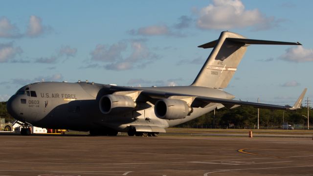 Boeing Globemaster III (93-0603) - Reach 222 at Ramp in Ponce