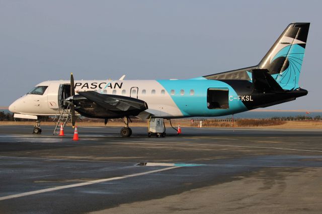 Saab 340 (C-FKSL) - Sur le stationnement a CYGR