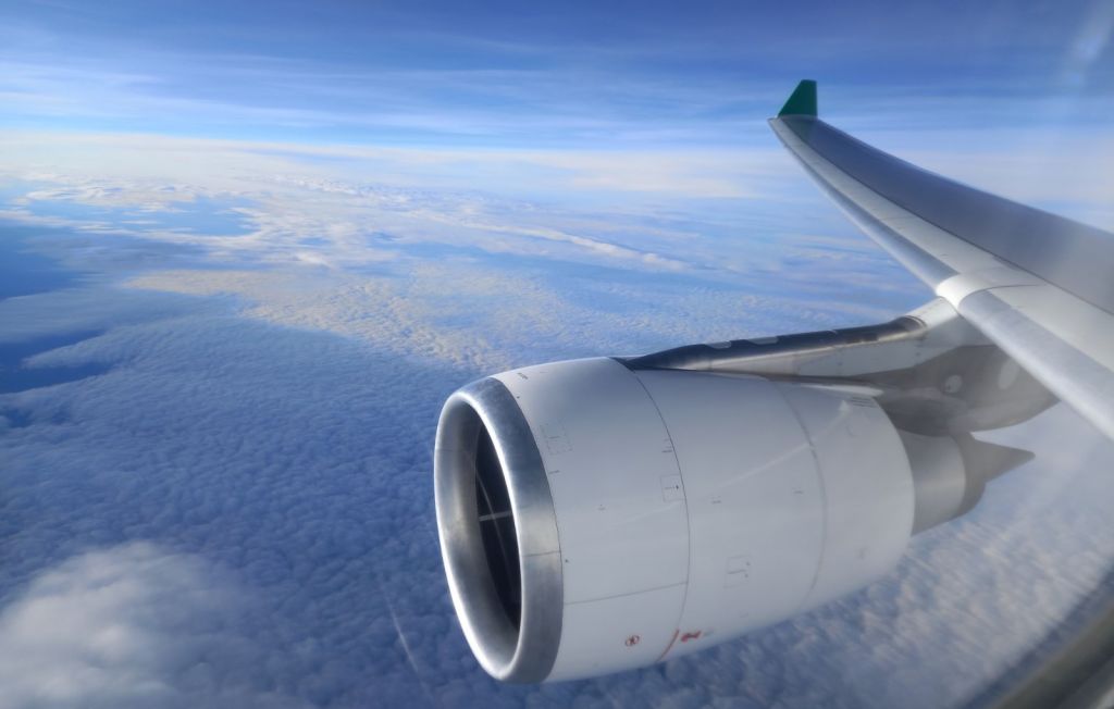 Airbus A330-200 (EC-MYA) - Arriving from MPTO.