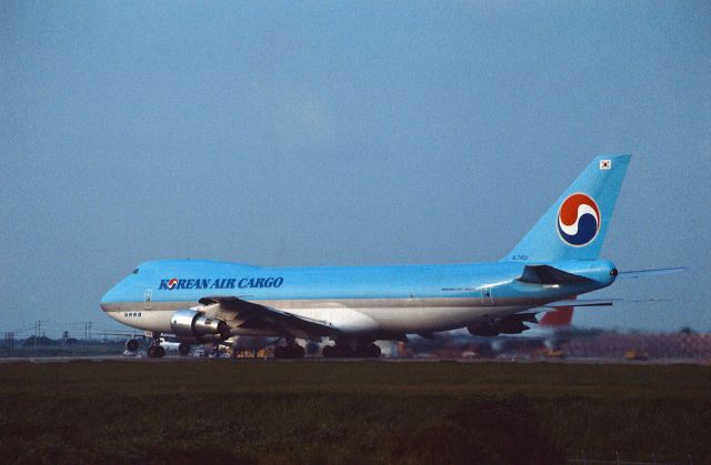 Boeing 747-200 (HL7459) - Departure at Narita Intl Airport Rwy34 on 1987/09/13