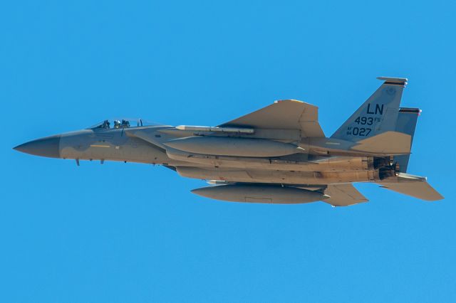 84-0027 — - 2/6/2015 RedFlag 15-1 This Eagle has 2 kill marks from Desert Storm