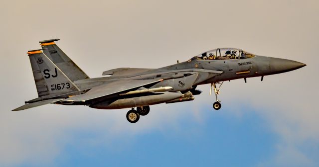 88-1673 — - McDonnell Douglas F-15E Strike Eagle USAF 88-1673 336th FS "Rocketeers" 4th FW, Seymour Johnson AFB, NC - Las Vegas - Nellis AFB (LSV / KLSV)br /USA - Nevada, February 22, 2017br /Photo: TDelCoro