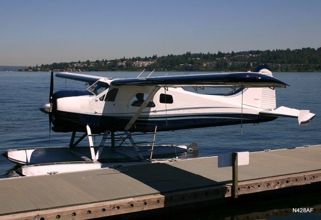 De Havilland Canada DHC-2 Mk1 Beaver (N428AF) - KRNT - DHC-2-L-20 at the Seaplane base at Renton Municipal Airport 7/21/2005.