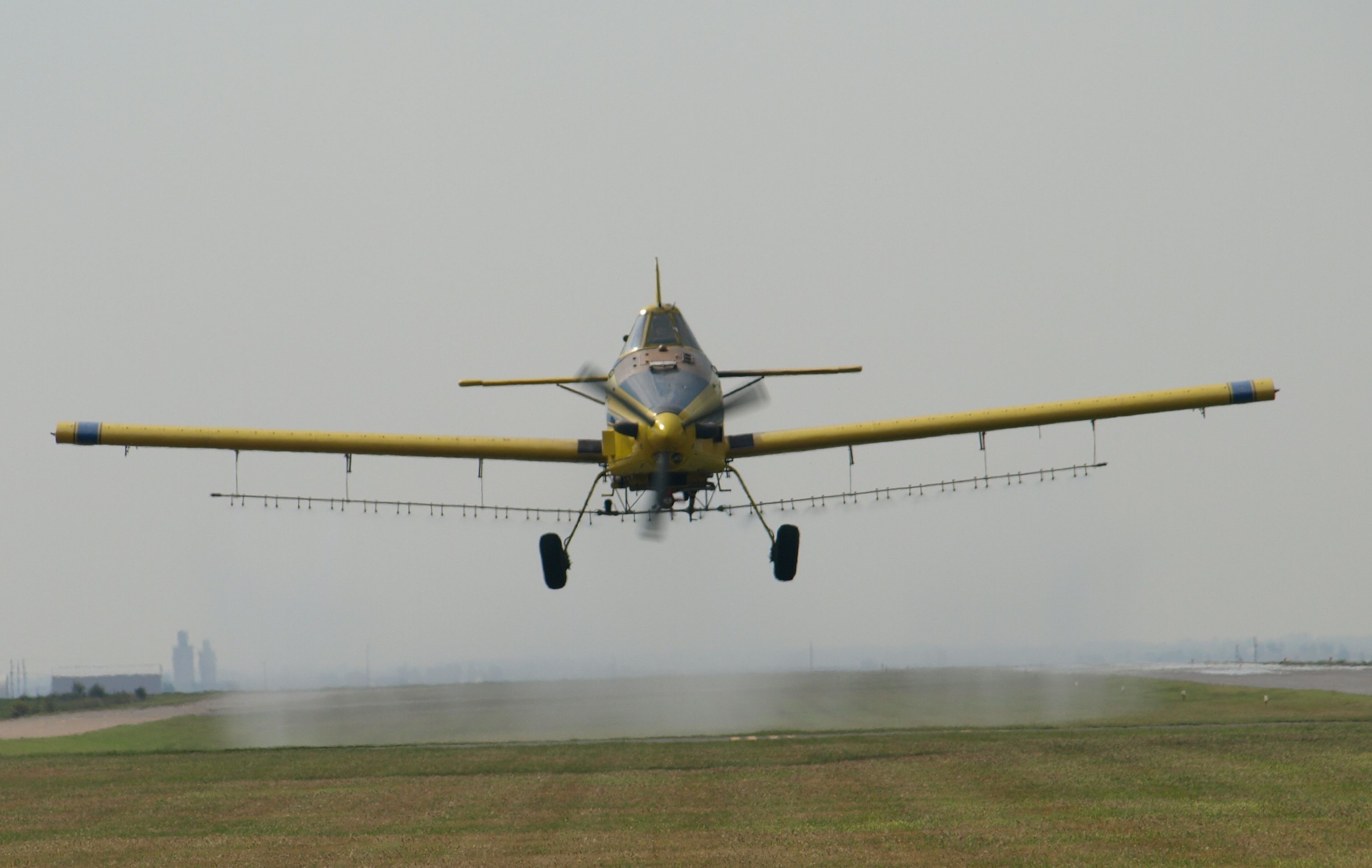 N502JA — - 502JA, Steggs Aerial Apraying doing a test run at Alva Regional Airport