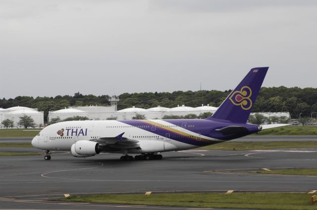 Airbus A380-800 (HS-TUB) - Taxing at Narita Intl Airport on 2014/05/06