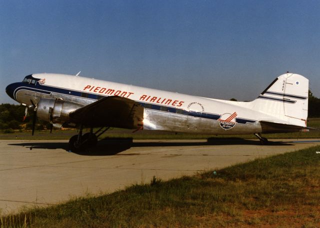 Douglas DC-3 (N44V) - Piedmont Airlines, N44V, DC-47, msn 4747, Photo by John A. Miller, a rel=nofollow href=http://www.PhotoEnrichments.comwww.PhotoEnrichments.com/a