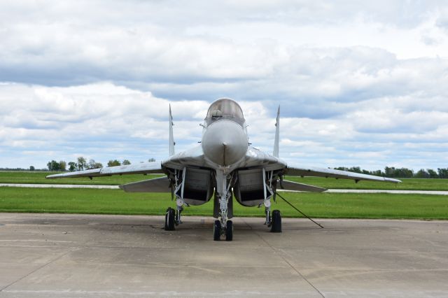 — — - MIG 29 on the ramp