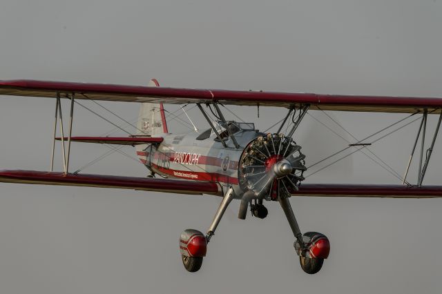 ZU-IES — - Stearman fly past late afternoon.