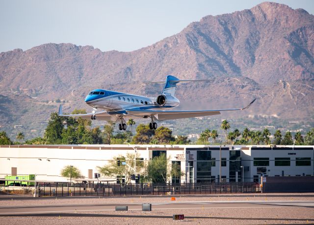 GULFSTREAM AEROSPACE G-7 Gulfstream G600 (N604GB) - Nice G600 arriving into Scottsdale Arizona