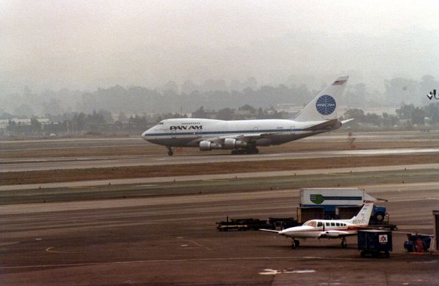 BOEING 747SP (N531PA) - Pan Americam World Airways - Boeing 747SP-21 C/N 21023/268 - N531PA - at SFO 1980-Dec-24.