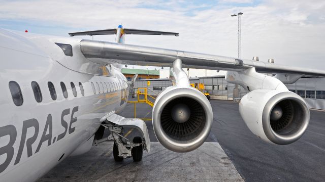 Avro RJ-100 Avroliner (SE-DSY) - 1995 RJ-100, BRA Braathens Regional Airlines, Stockholm Bromma, April 2019 