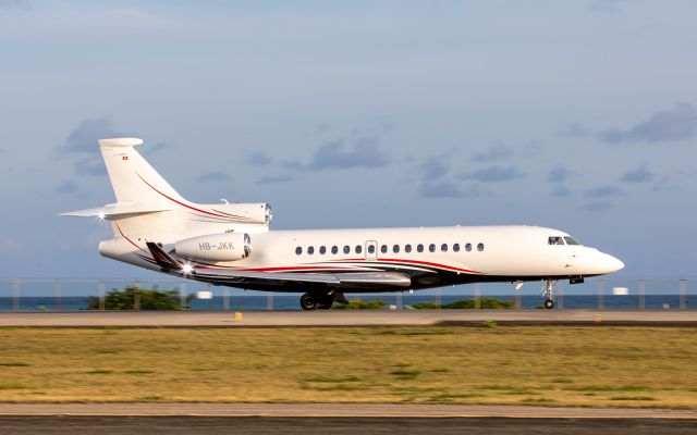 Dassault Falcon 8X (HB-JKK) - TNCM-LSZBbr /7/26/2021