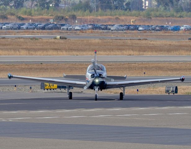 Beechcraft Bonanza (36) Turbo (N171PF) - Beech Beechcraft Bonanza A36TC at Livermore Municipal Airport, Livermore CA. October 2020