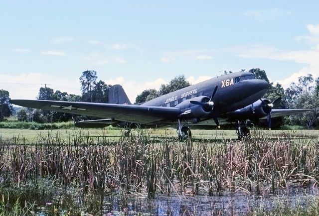 34-8234 — - US - AIR FORCE DOUGLAS C47-30-DK - REG 348234 / X6A (CN 14050-25495) - OFF AIRPORT CHEWING GUM FIELD AIR MUSEUM TALLEBUDGERA QUEENSLAND AUSTRALIA (10/3/1982)