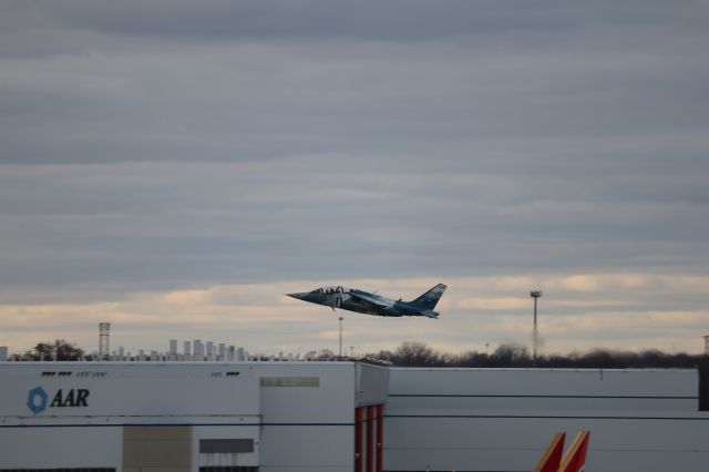 DASSAULT-BREGUET/DORNIER Alpha Jet (C-GUTO) - Surprise visit from this fighter jet. Canadian reg. but I'm not sure of the aircraft type.